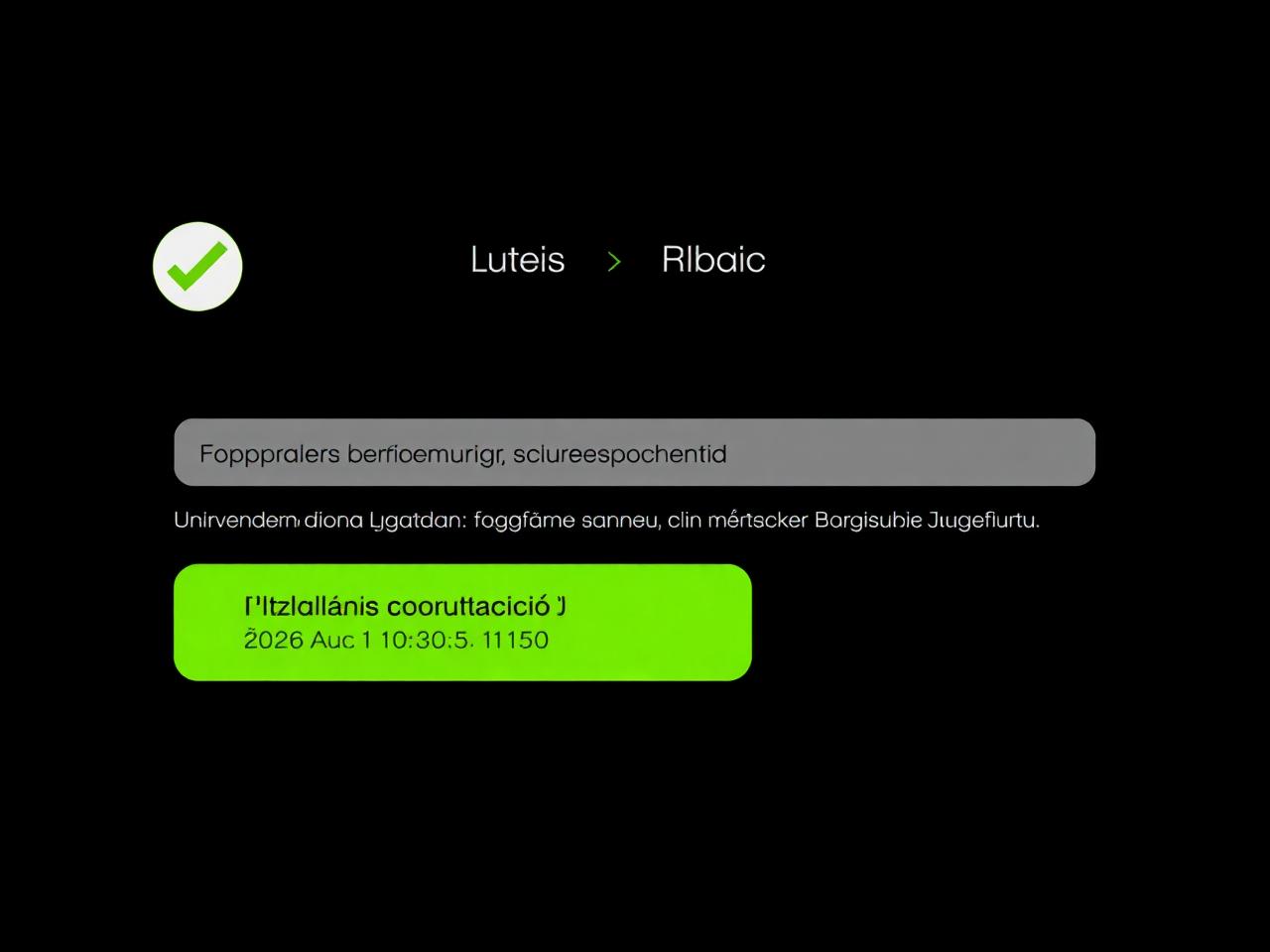 Foglalás visszaigazolása SMS-emlékeztetővel
